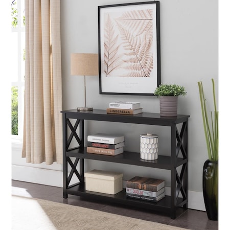 Inroom Furniture Designs Console Table - Black, 30 x 42 x 12 in. IN302755